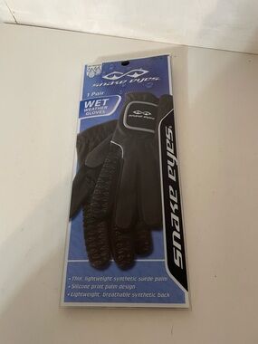 Snake Eyes Wet Weather Golf Gloves NWT